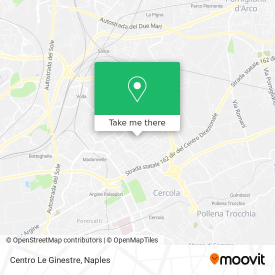 Centro Le Ginestre map