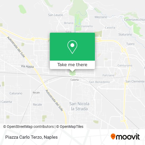 Piazza Carlo Terzo map