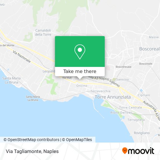 Via Tagliamonte map