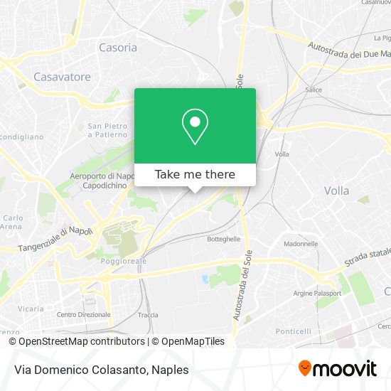 Via Domenico Colasanto map