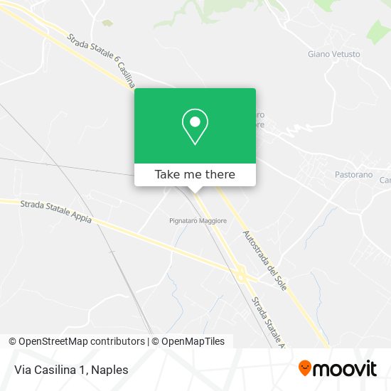 Via Casilina 1 map