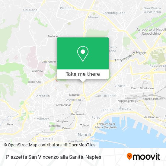 Piazzetta San Vincenzo alla Sanità map