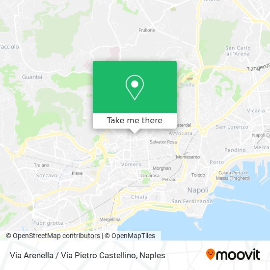 Via Arenella / Via Pietro Castellino map
