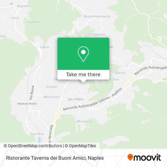 Ristorante Taverna dei Buoni Amici map