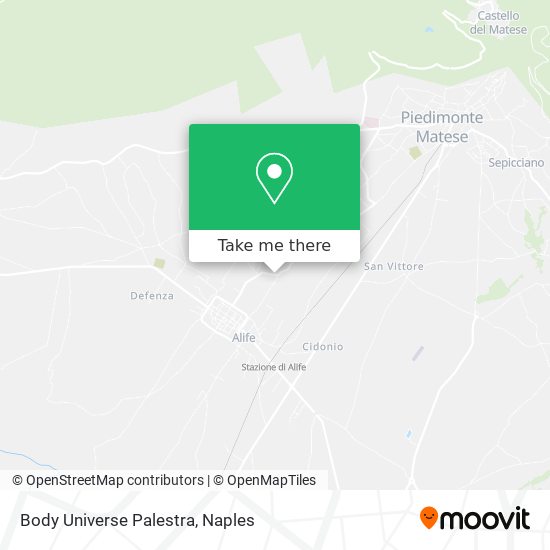 Body Universe Palestra map