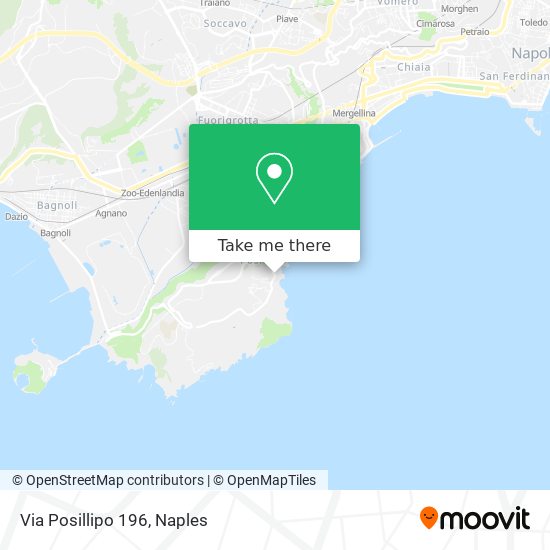 Via Posillipo 196 map