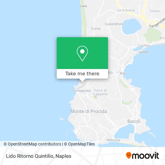 Lido Ritorno Quintilio map