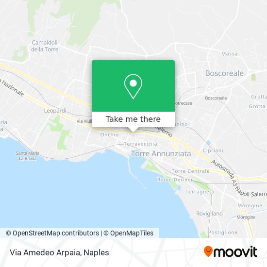 Via Amedeo Arpaia map