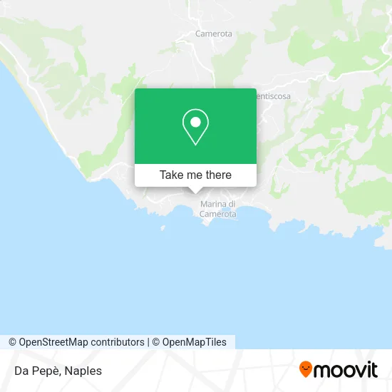 Da Pepè map