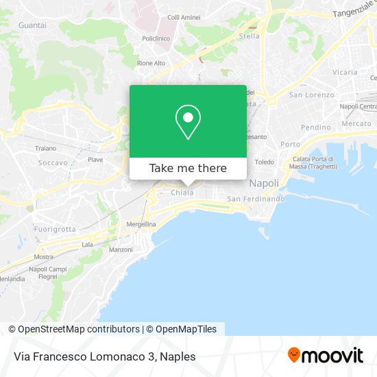 Via Francesco Lomonaco 3 map
