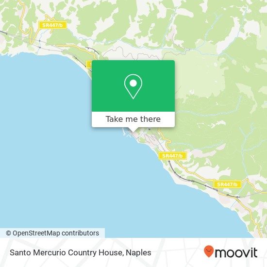 Santo Mercurio Country House map