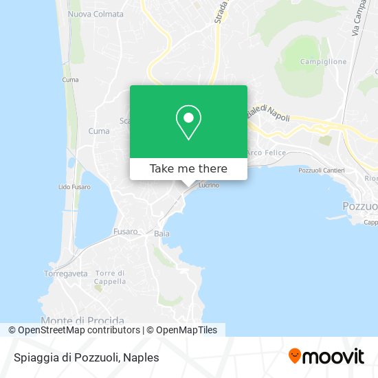 Spiaggia di Pozzuoli map