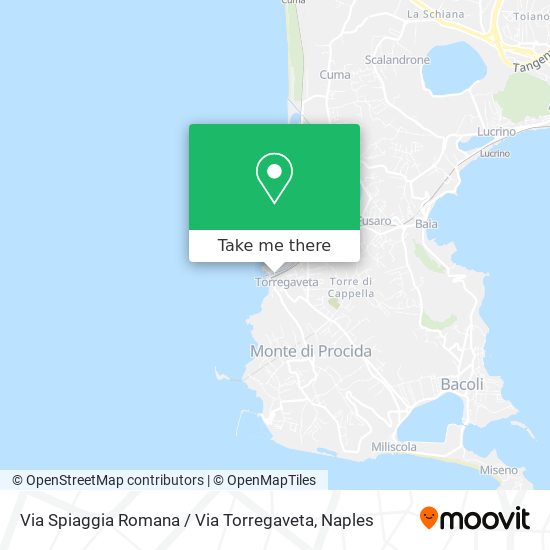 Via Spiaggia Romana / Via Torregaveta map