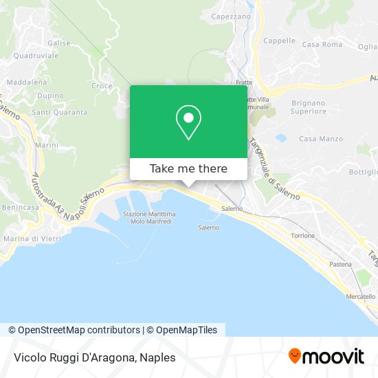 Vicolo Ruggi D'Aragona map