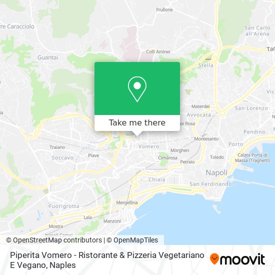 Piperita Vomero - Ristorante & Pizzeria Vegetariano E Vegano map