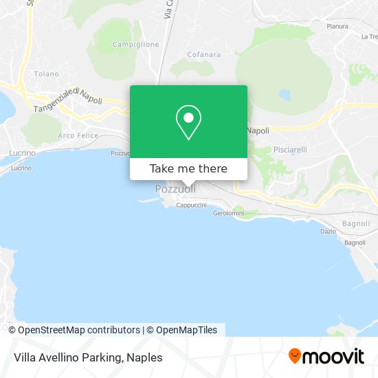 Villa Avellino Parking map