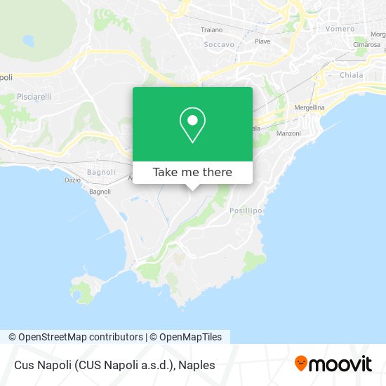 Cus Napoli (CUS Napoli a.s.d.) map