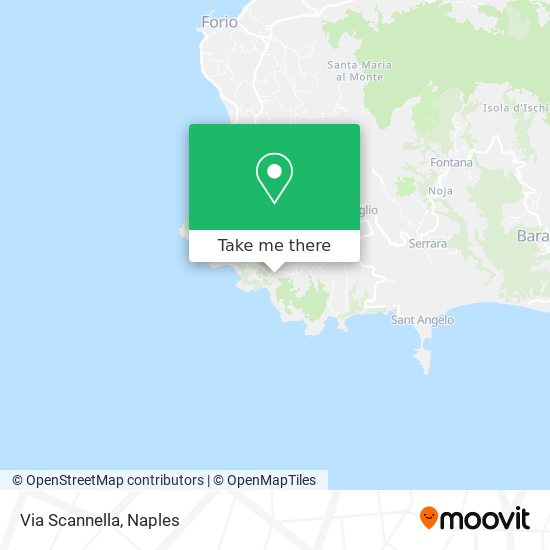 Via Scannella map