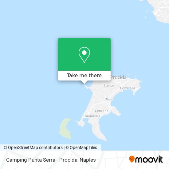 Camping Punta Serra - Procida map