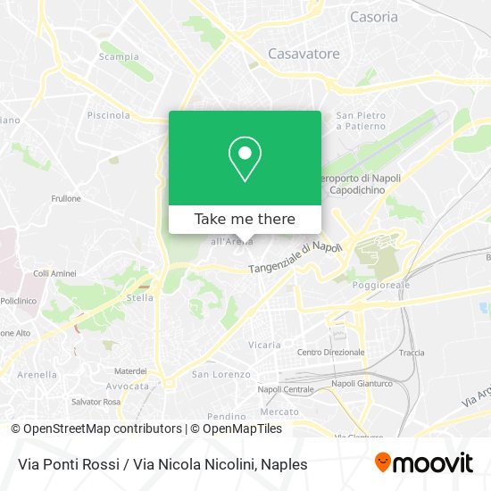 Via Ponti Rossi / Via Nicola Nicolini map