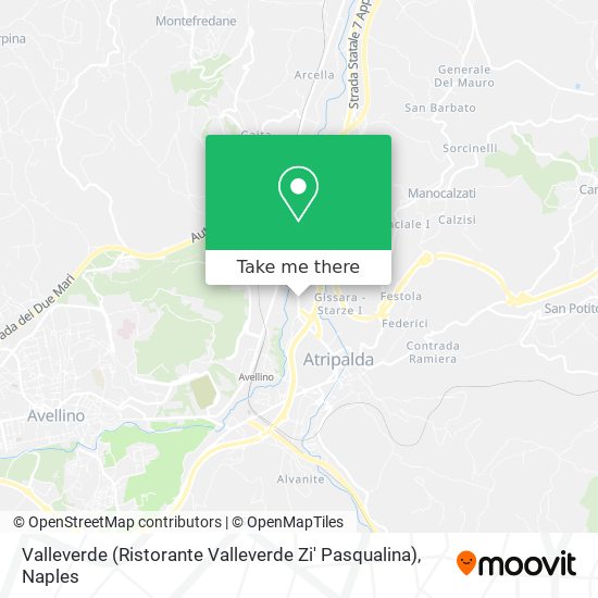 Valleverde (Ristorante Valleverde Zi' Pasqualina) map