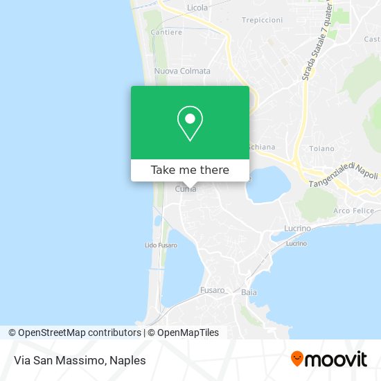 Via San Massimo map