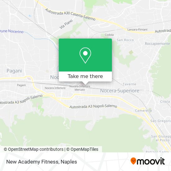 New Academy Fitness map