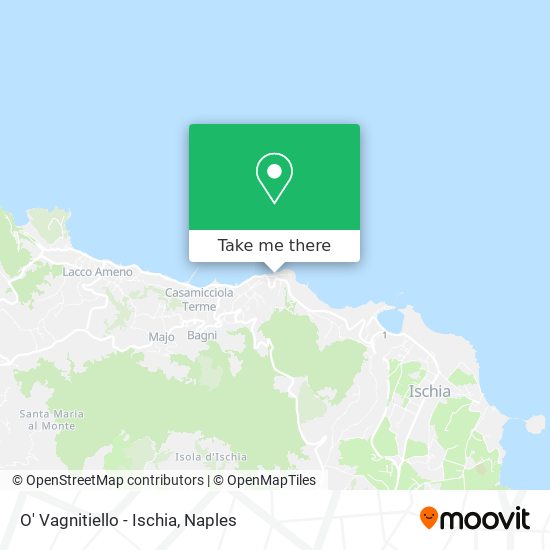 O' Vagnitiello - Ischia map