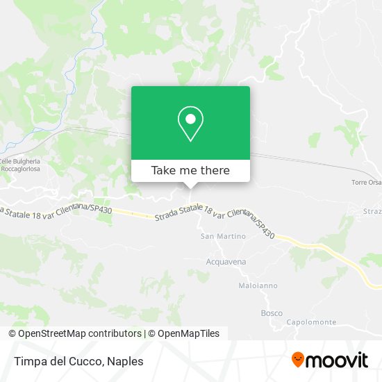 Timpa del Cucco map