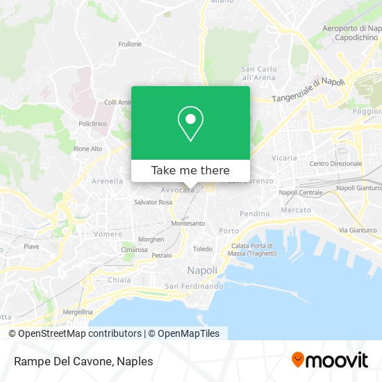 Rampe Del Cavone map