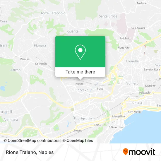 Rione Traiano map