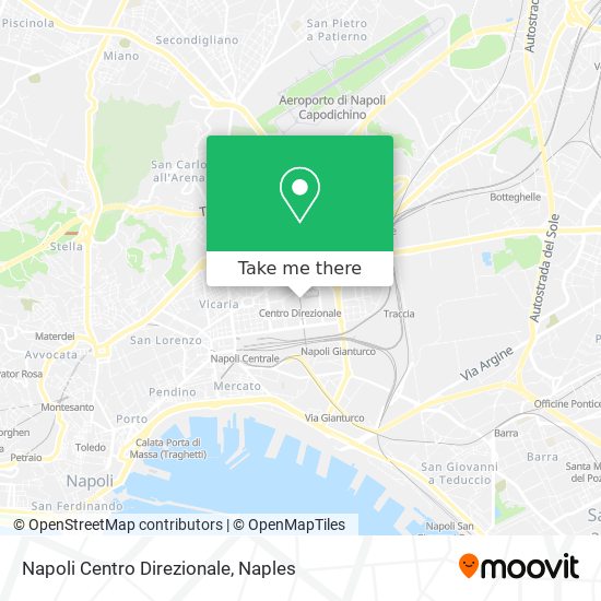 Napoli Centro Direzionale map
