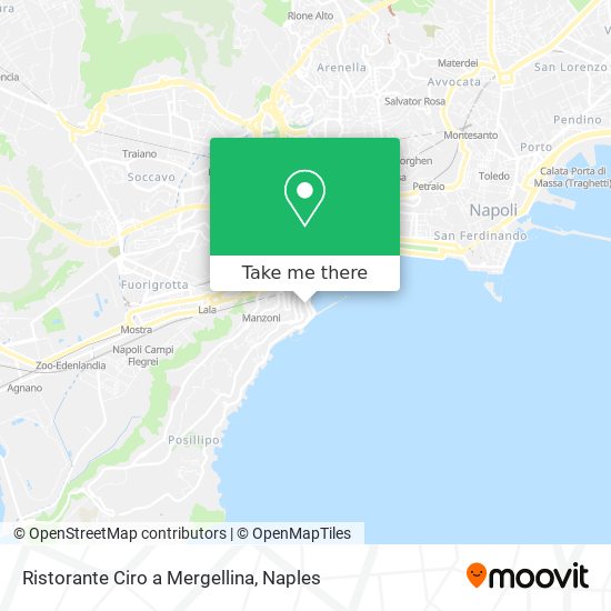 Ristorante Ciro a Mergellina map
