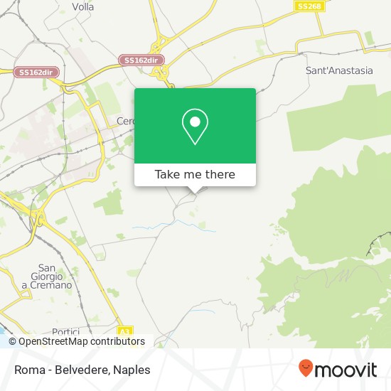 Roma - Belvedere map