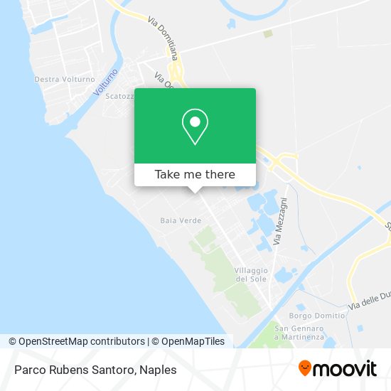 Parco Rubens Santoro map