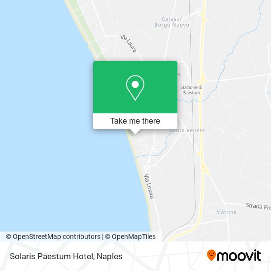 Solaris Paestum Hotel map