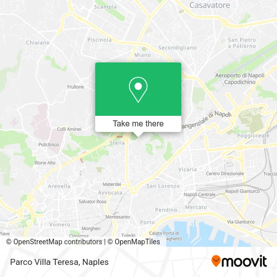 Parco Villa Teresa map