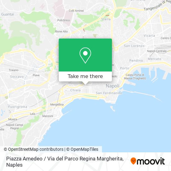 Piazza Amedeo / Via del Parco Regina Margherita map
