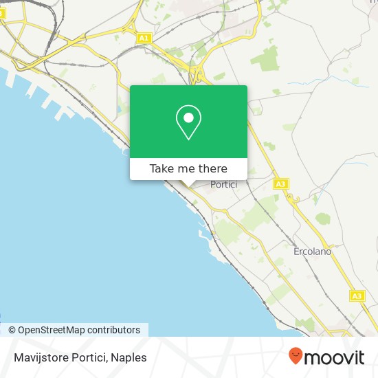 Mavijstore Portici map