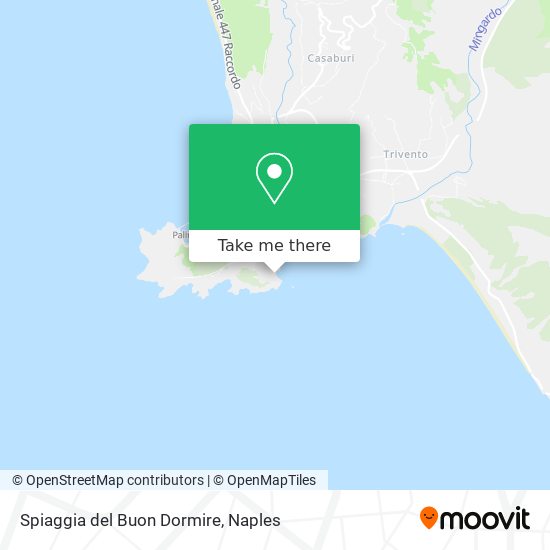 Spiaggia del Buon Dormire map