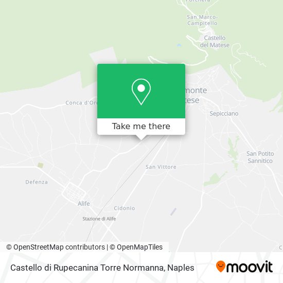 Castello di Rupecanina Torre Normanna map