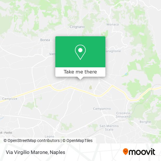 Via Virgilio Marone map