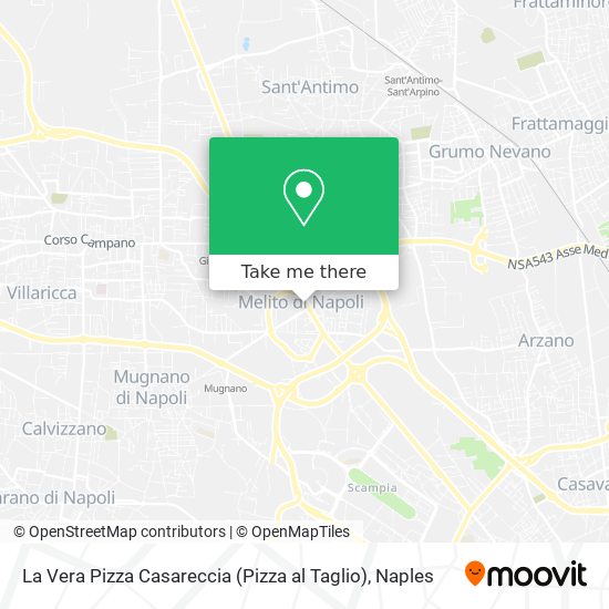 La Vera Pizza Casareccia (Pizza al Taglio) map