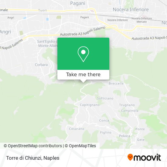 Torre di Chiunzi map