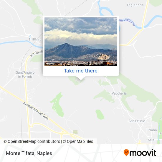 Monte Tifata map
