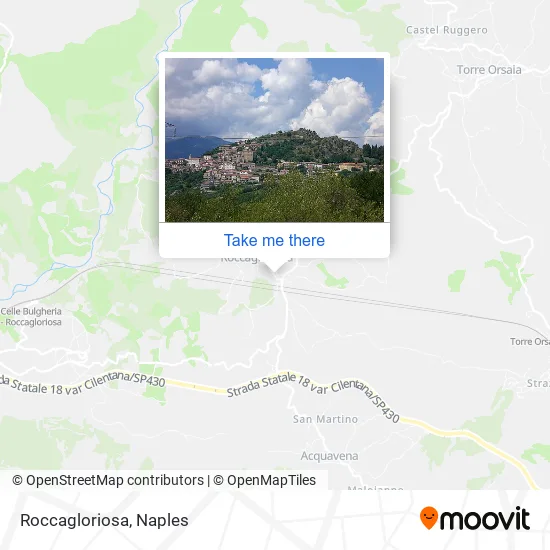 Roccagloriosa map