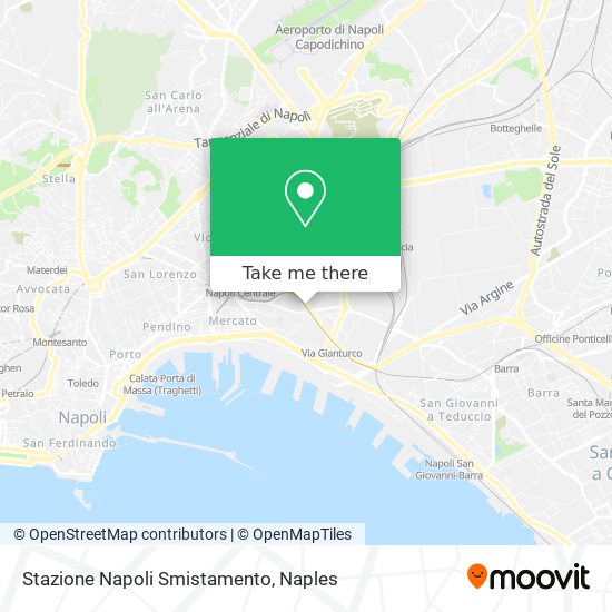 Stazione Napoli Smistamento map