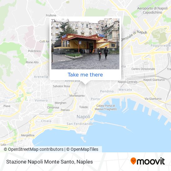 Stazione Napoli Monte Santo map