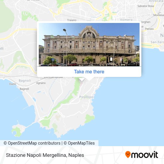 Stazione Napoli Mergellina map