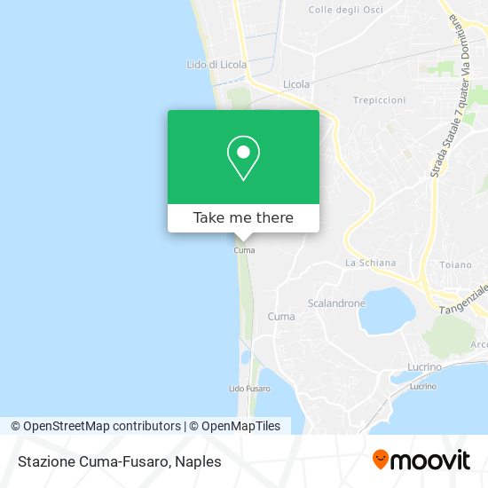 Stazione Cuma-Fusaro map